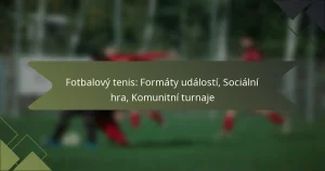 Fotbalový tenis: Formáty událostí, Sociální hra, Komunitní turnaje